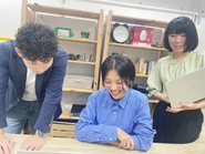 みんなで学習する時間もあるので、わからないところも教え合いながら進めることが出来ます